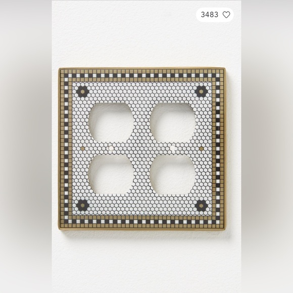 Anthropologie Other - Anthropologie Bistro Tile Plate, Various Sizes NWT